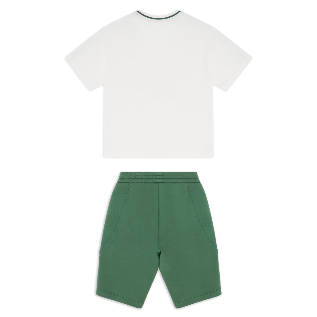 Emporio Armani Junior Logo Tape T-shirt and Shorts Set