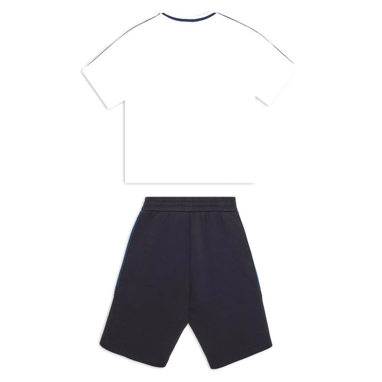 Emporio Armani Junior Logo Tape T-shirt and Shorts Set