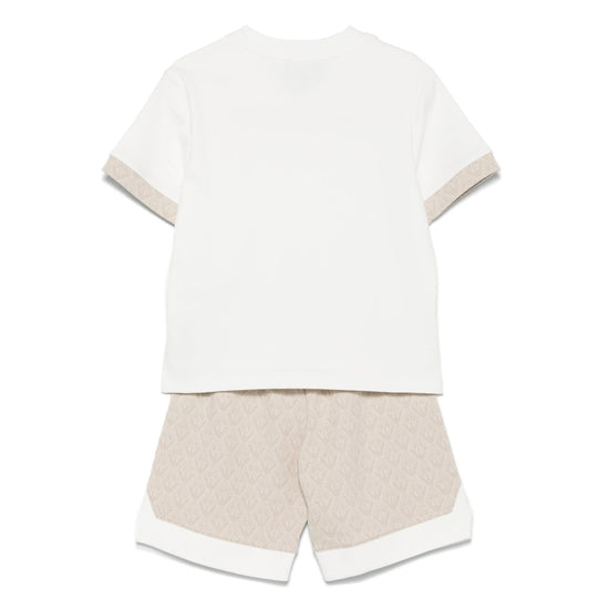 Load image into Gallery viewer, Emporio Armani Junior Eagle Pattern T-shirt and Shorts Set
