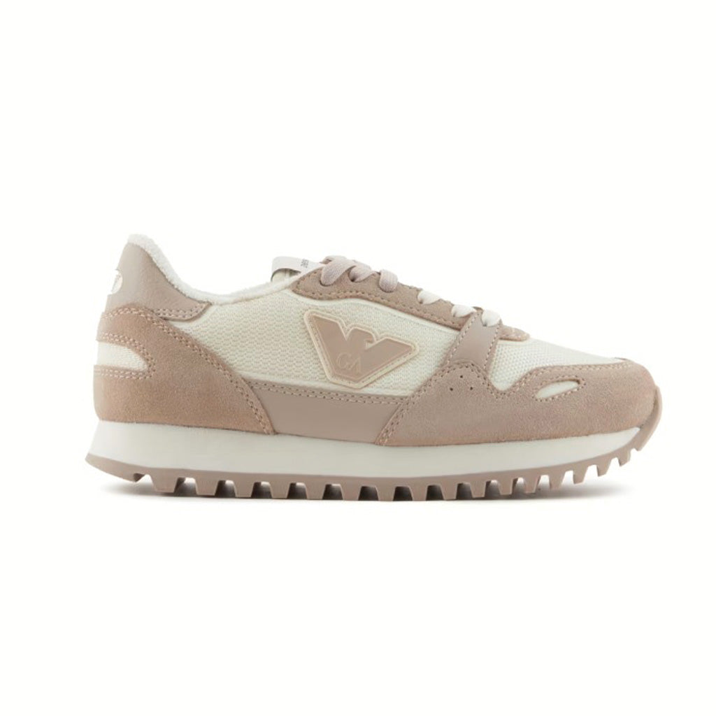 Emporio Armani Junior Eagle Patch Sneakers