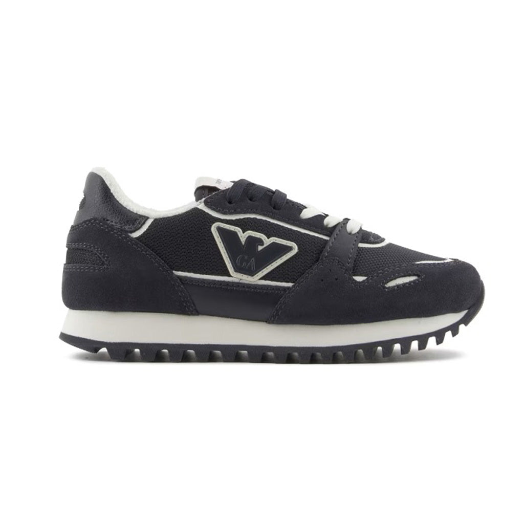 Emporio Armani Junior Eagle Patch Sneakers