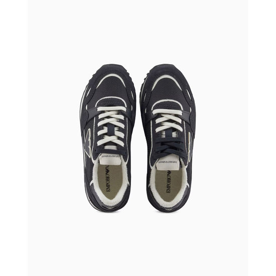 Load image into Gallery viewer, Emporio Armani Junior Eagle Patch Sneakers
