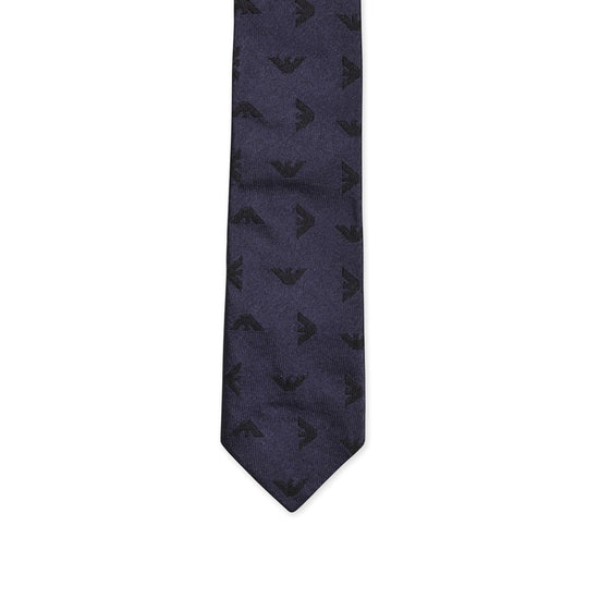 Load image into Gallery viewer, Emporio Armani Junior Eagle Pattern Tie
