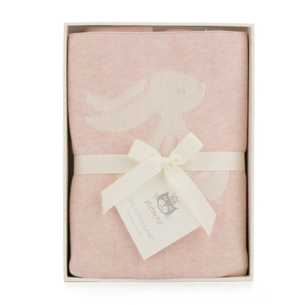 Jellycat Bashful Pink Bunny Blanket (Boxed)