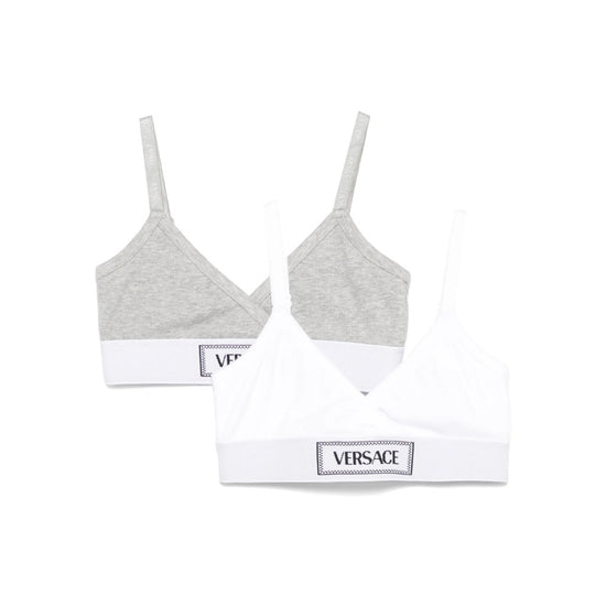Versace Kids Ribbed Bra Set