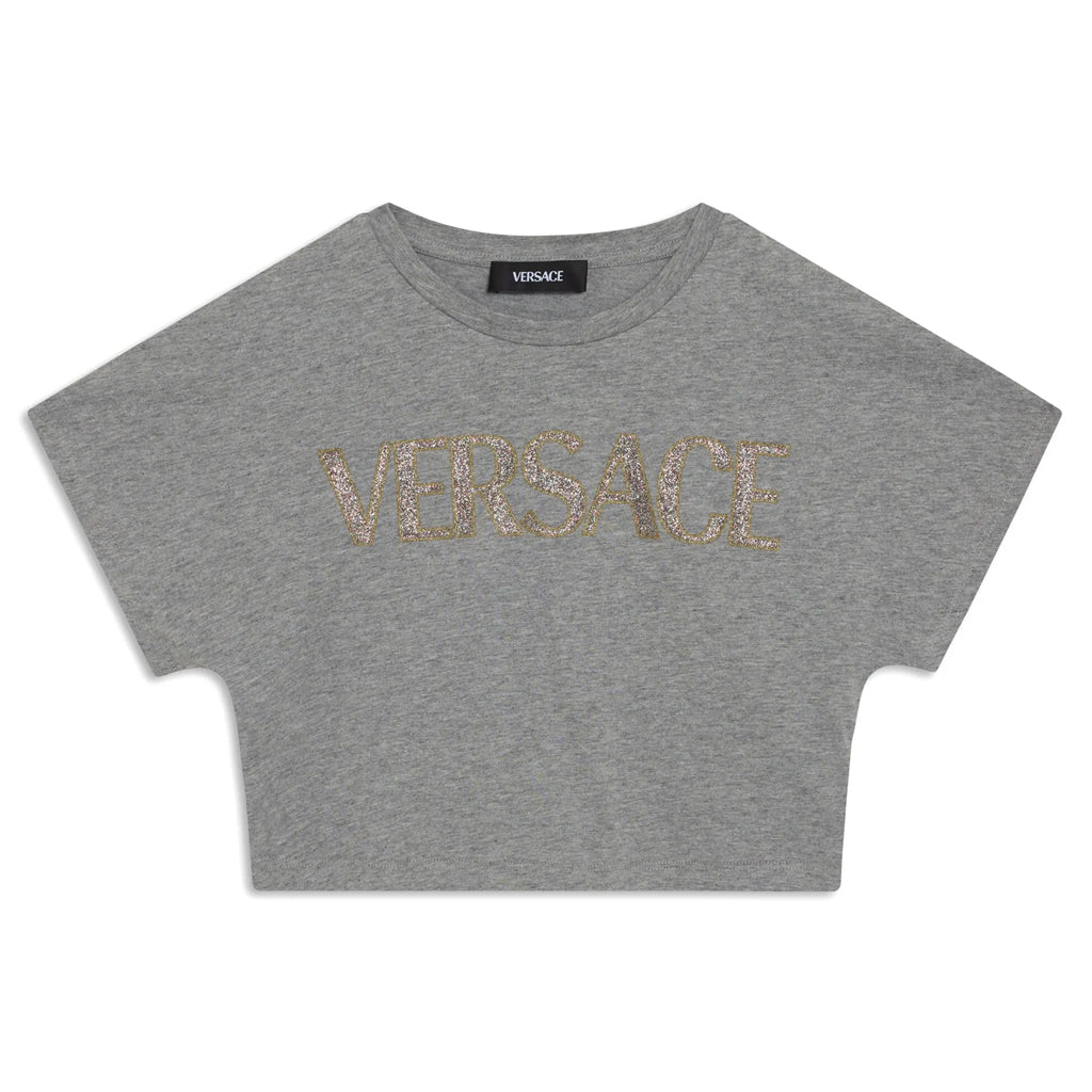 Versace Kids Glitter Logo T-shirt