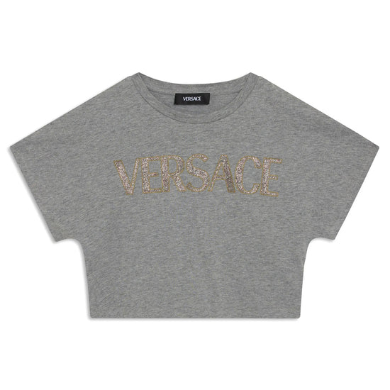 Versace Kids Glitter Logo T-shirt