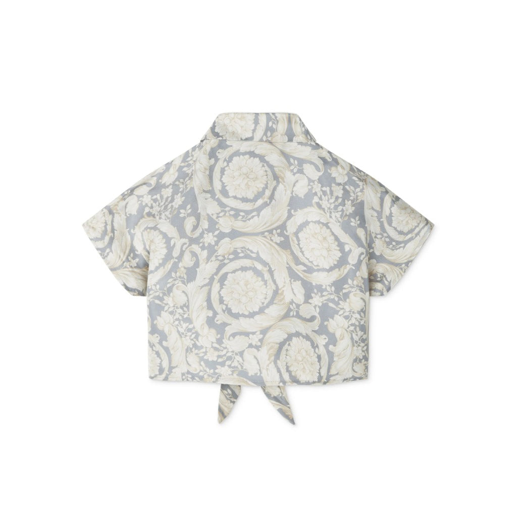 Versace Kids Silk Barocco Shirt
