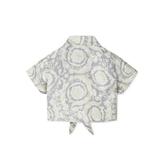 Versace Kids Silk Barocco Shirt