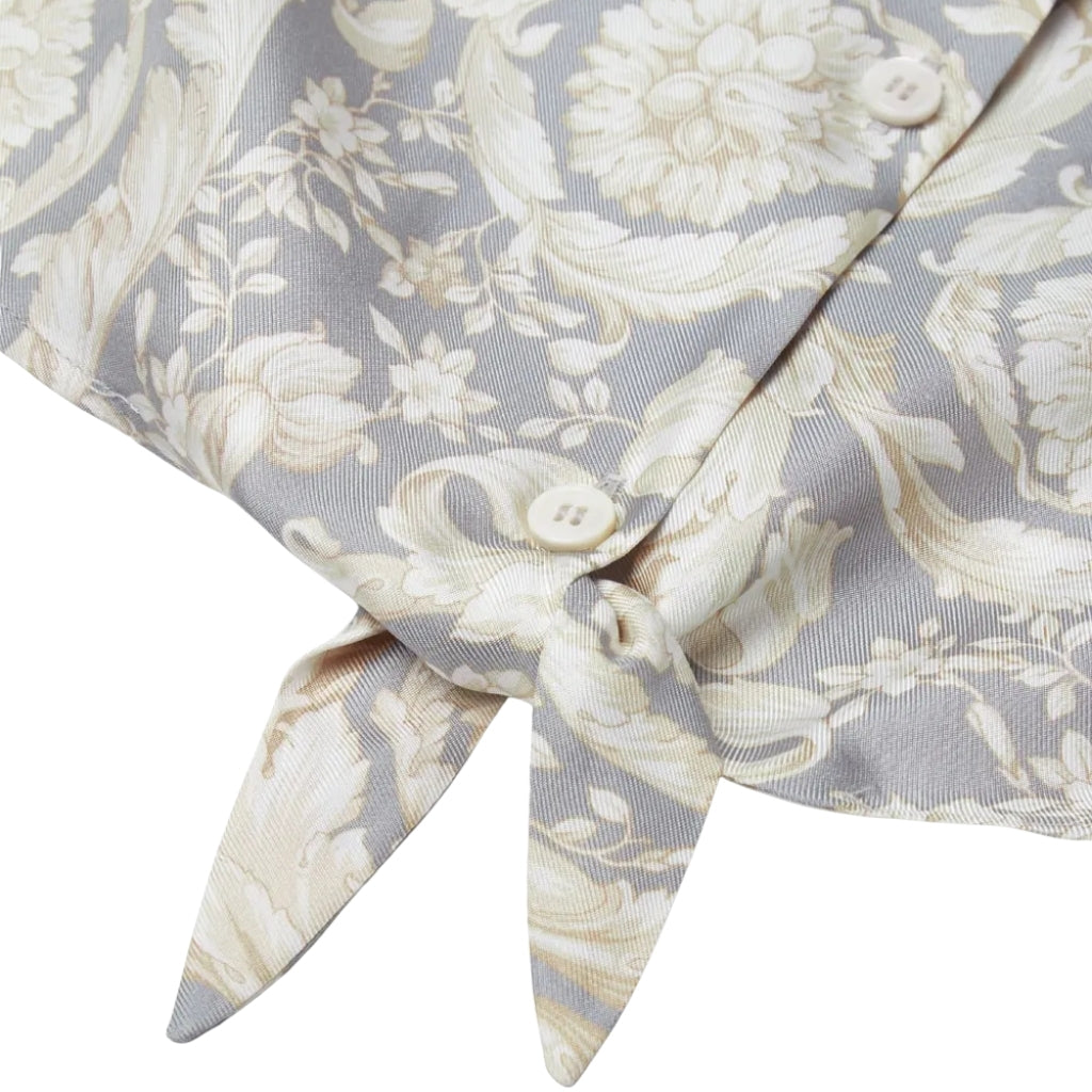 Versace Kids Silk Barocco Shirt