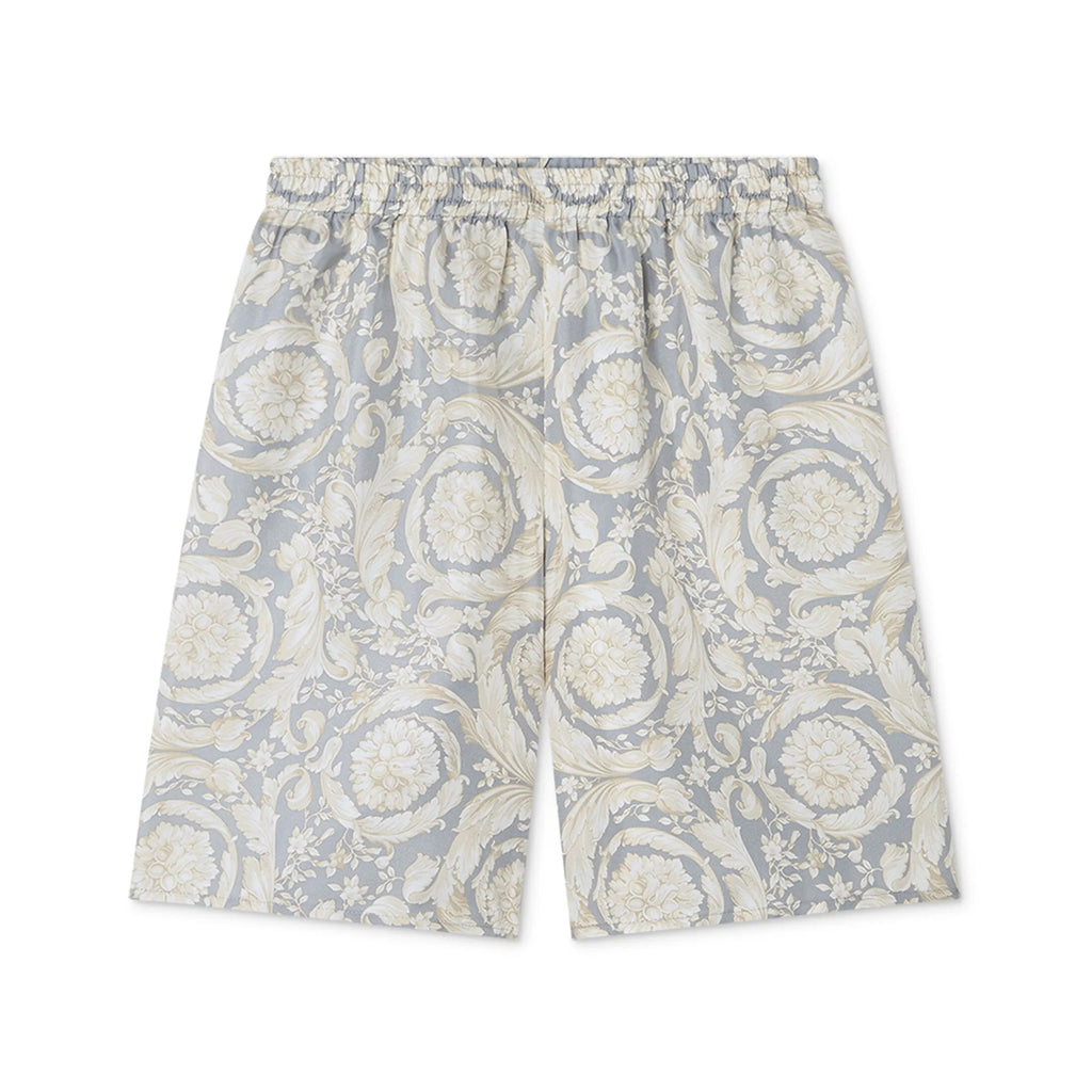 Versace Kids Barocco Silk Shorts