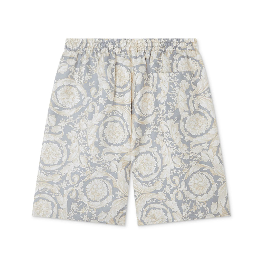Versace Kids Barocco Silk Shorts