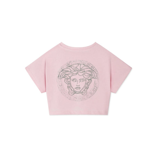 Load image into Gallery viewer, Versace Kids Cropped Logo T-shirt
