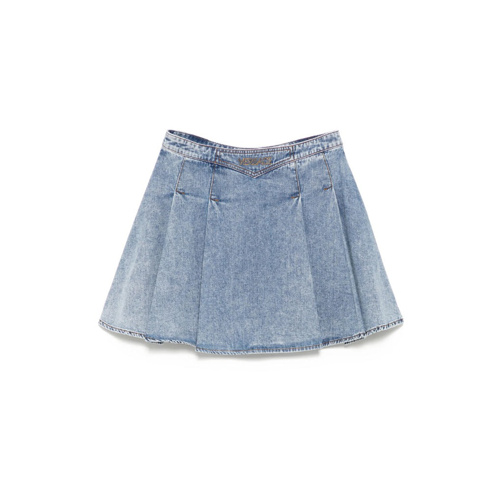 Versace Kids Denim Skirt