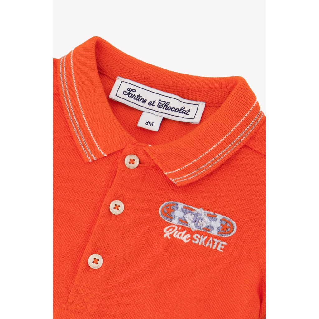 Tartine Et Chocolat Graphic Print Polo