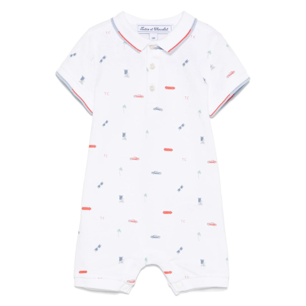 Tartine Et Chocolat Embroidered Romper