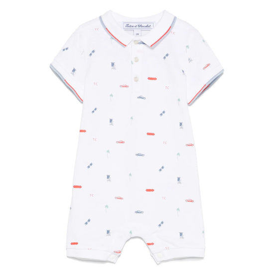 Tartine Et Chocolat Embroidered Romper