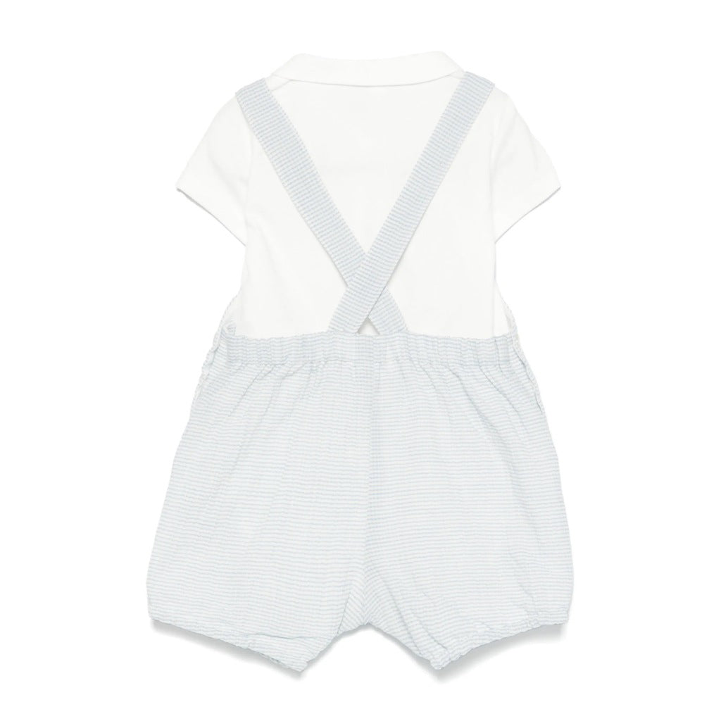 Tartine Et Chocolat Embroidery Top and Overall Set