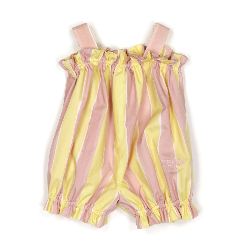 Fendi Kids Striped Romper