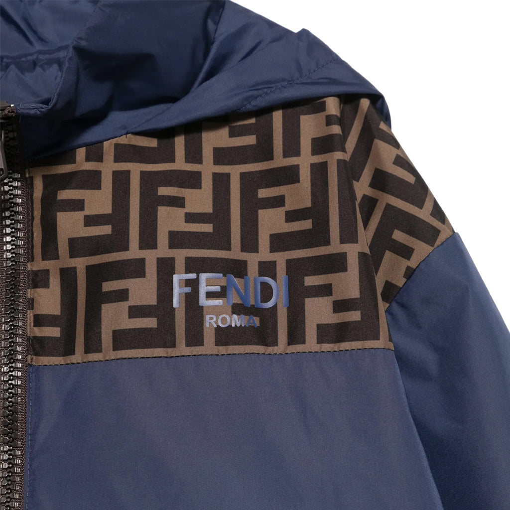 Fendi Kids Nylon Windbreaker Jacket
