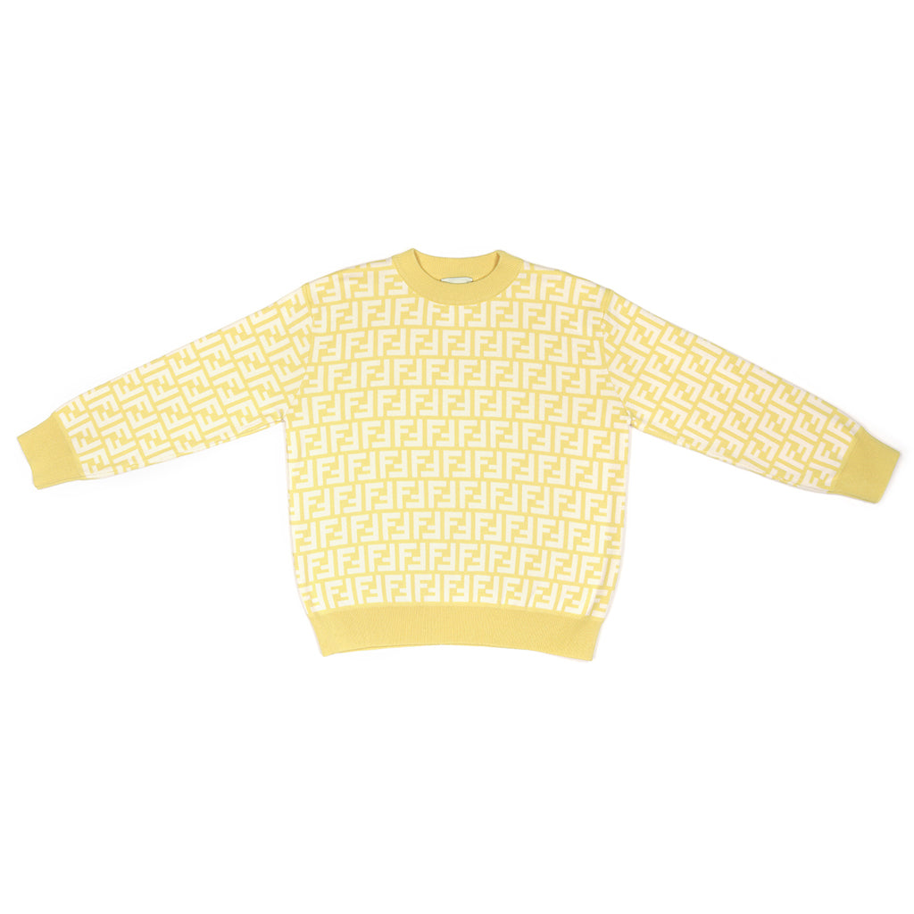 Fendi Kids FF Pique Knit Pullover