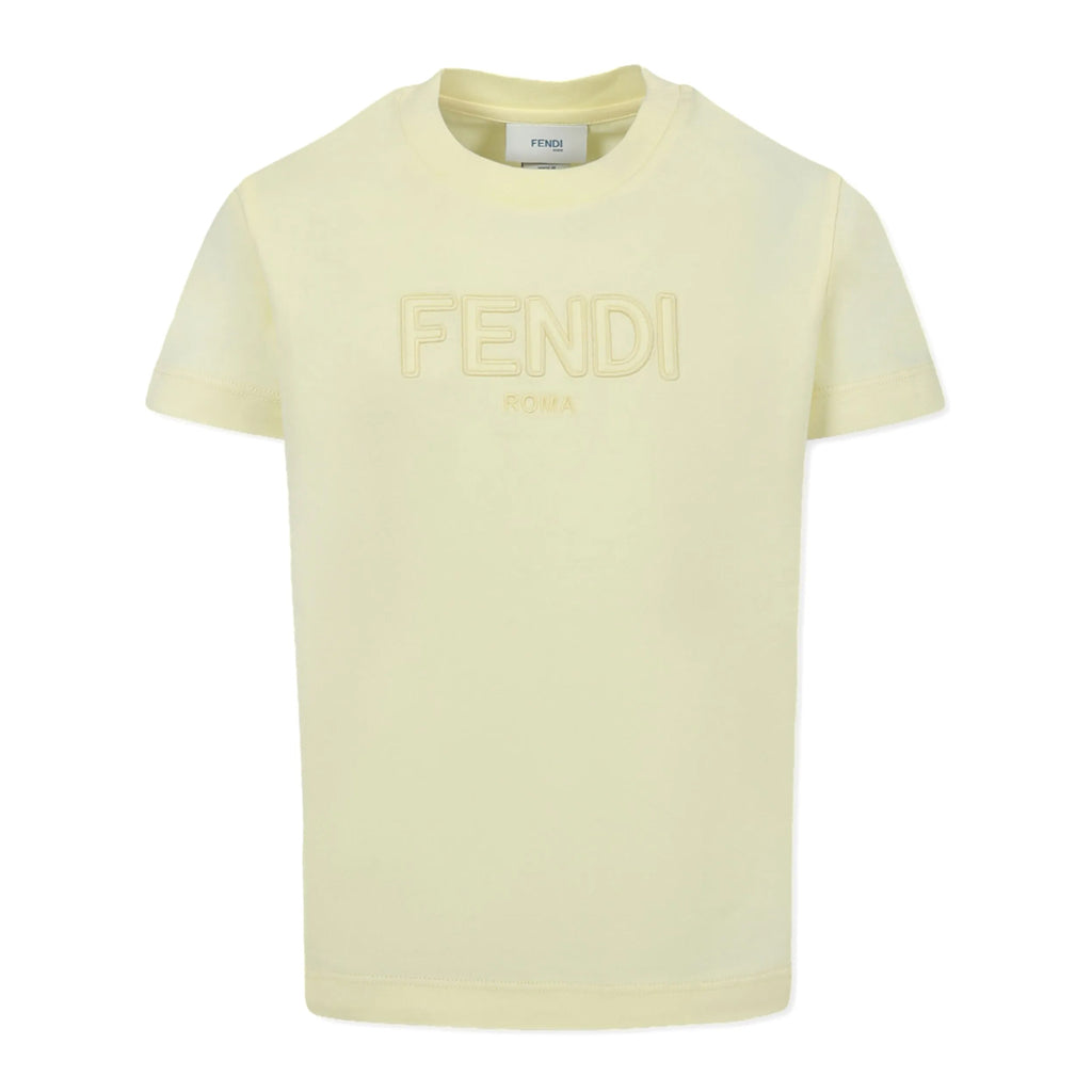 Fendi Kids Logo Print T-shirt
