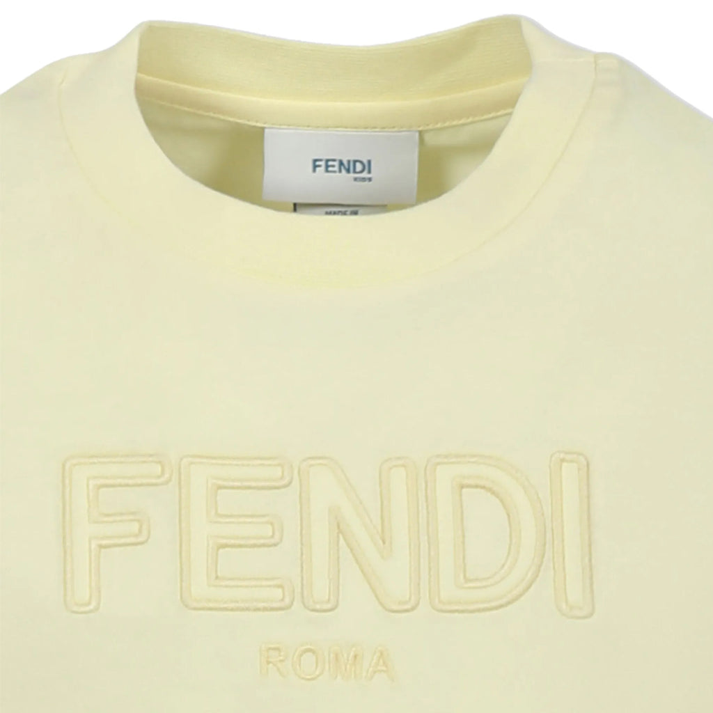 Fendi Kids Logo Print T-shirt