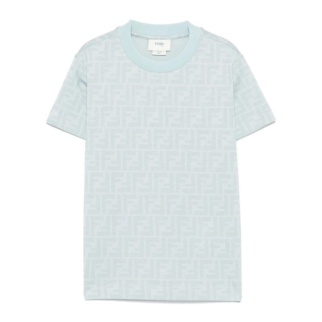 Fendi Kids FF Logo Print T-shirt