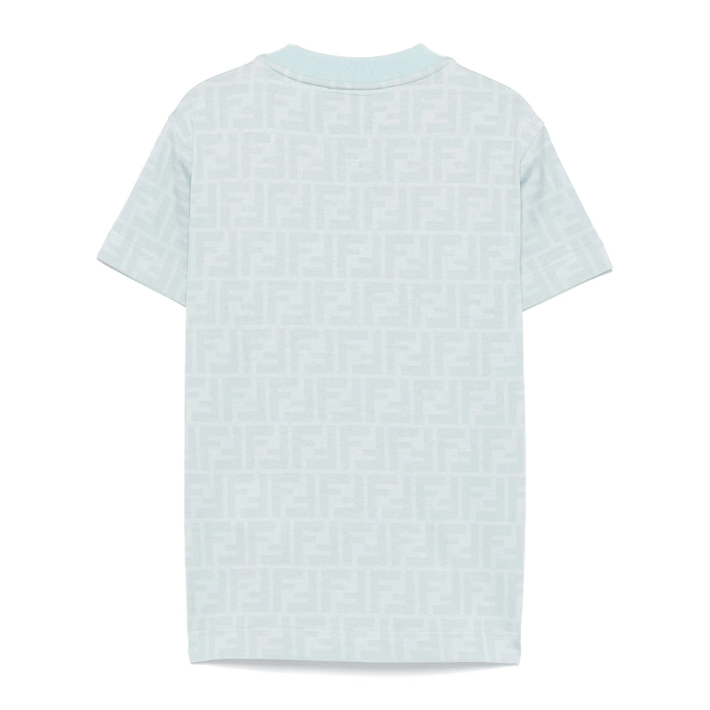 Fendi Kids FF Logo Print T-shirt