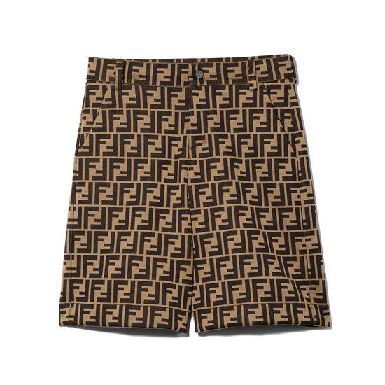 Fendi Kids FF Jacquard Bermuda Shorts