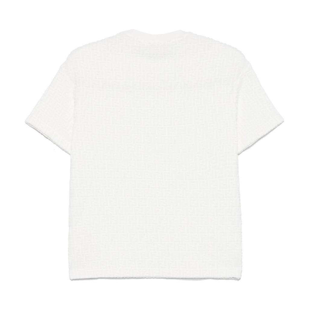 Fendi Kids FF Logo Print T-shirt