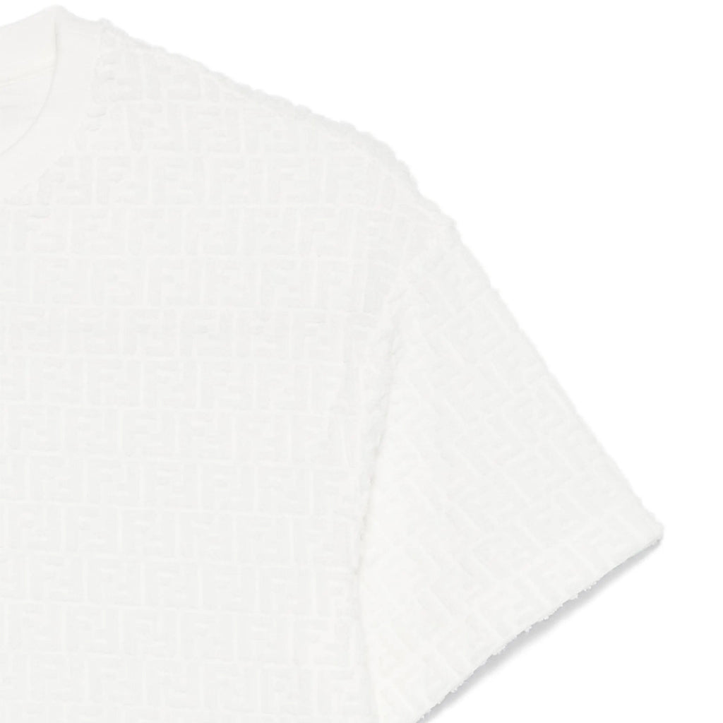 Fendi Kids FF Logo Print T-shirt