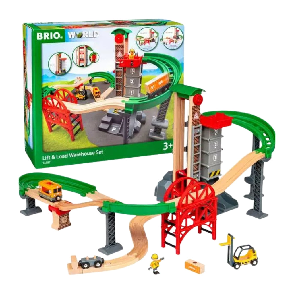 BRIO Lift & Load Warehouse Set