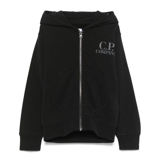 C.P. Company Logo Zip Hoodie