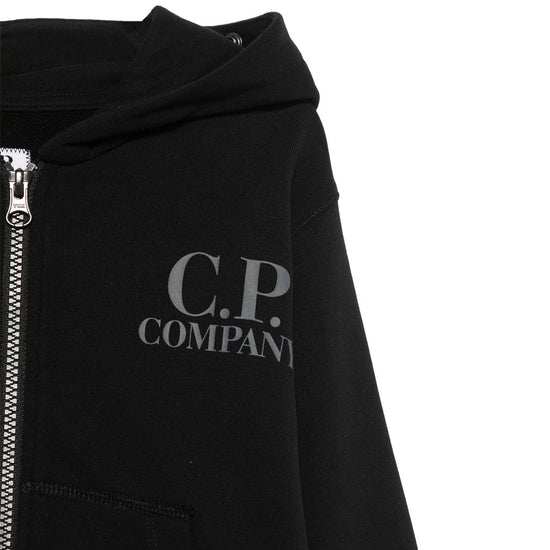 C.P. Company Logo Zip Hoodie