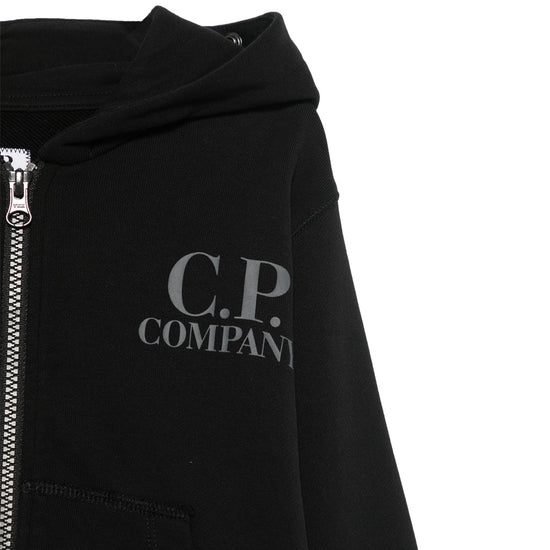 Load image into Gallery viewer, C.P. Company Logo Zip Hoodie
