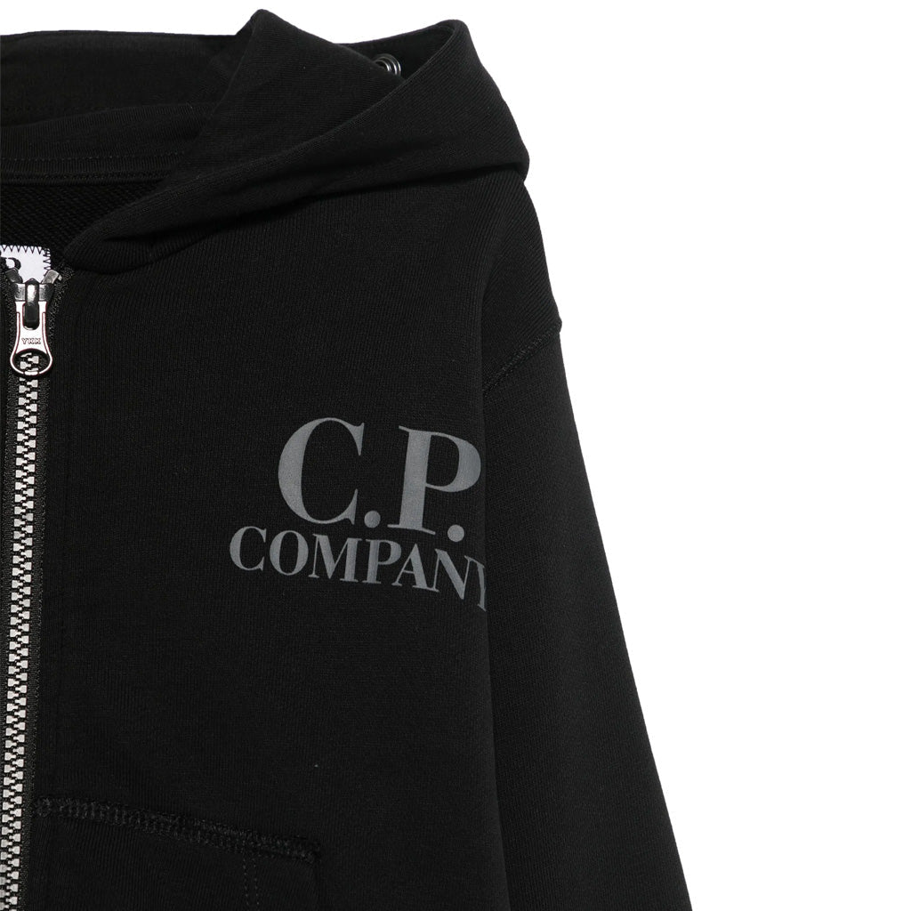 C.P. Company Logo Zip Hoodie