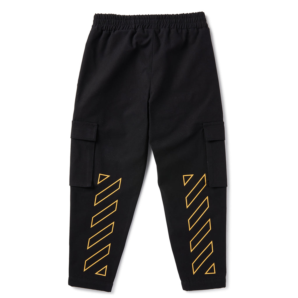 Off-White Kids Bookish Diag Cargo Pants