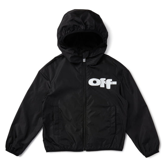 Off-White Kids Type Graphic Windbreaker