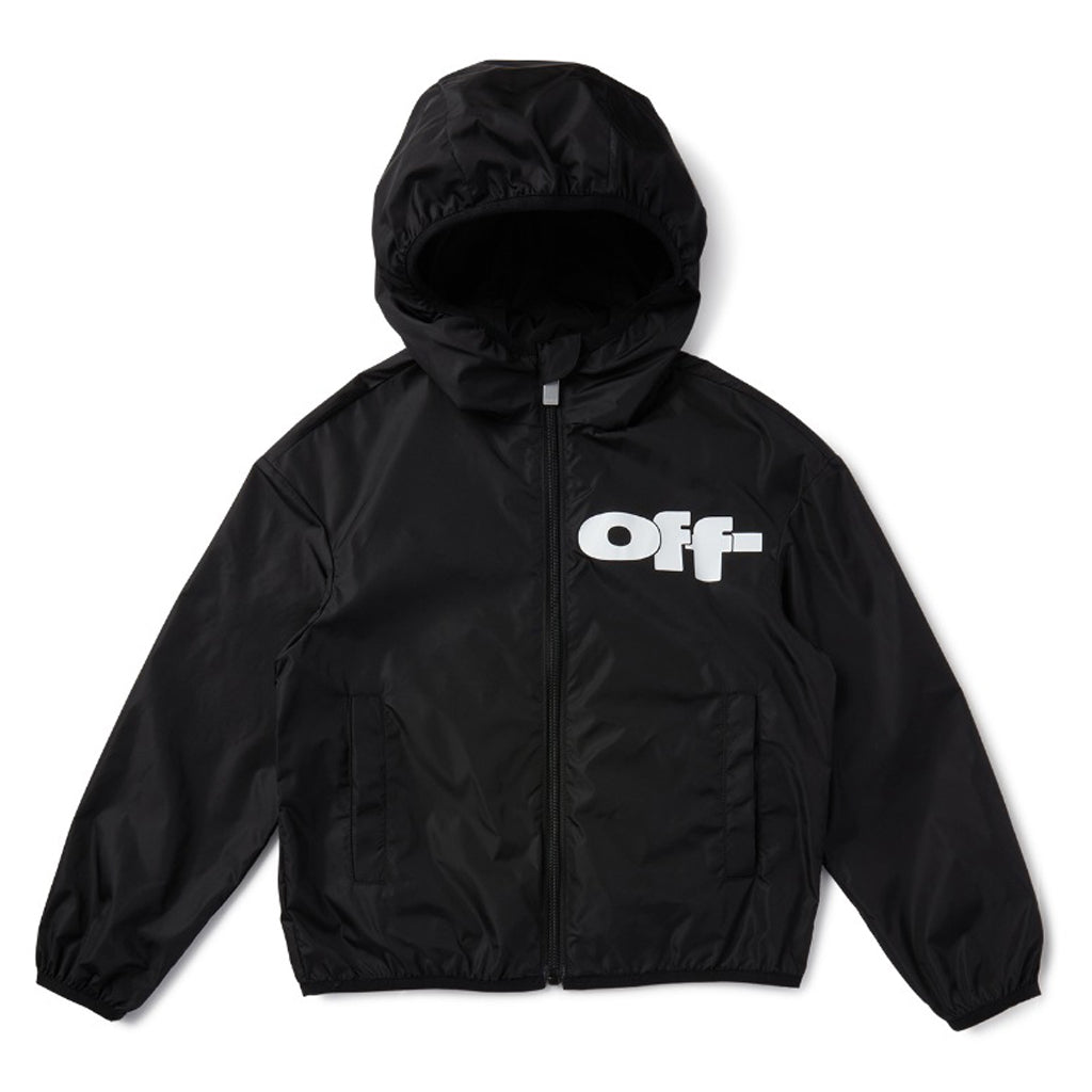 Off-White Kids Type Graphic Windbreaker