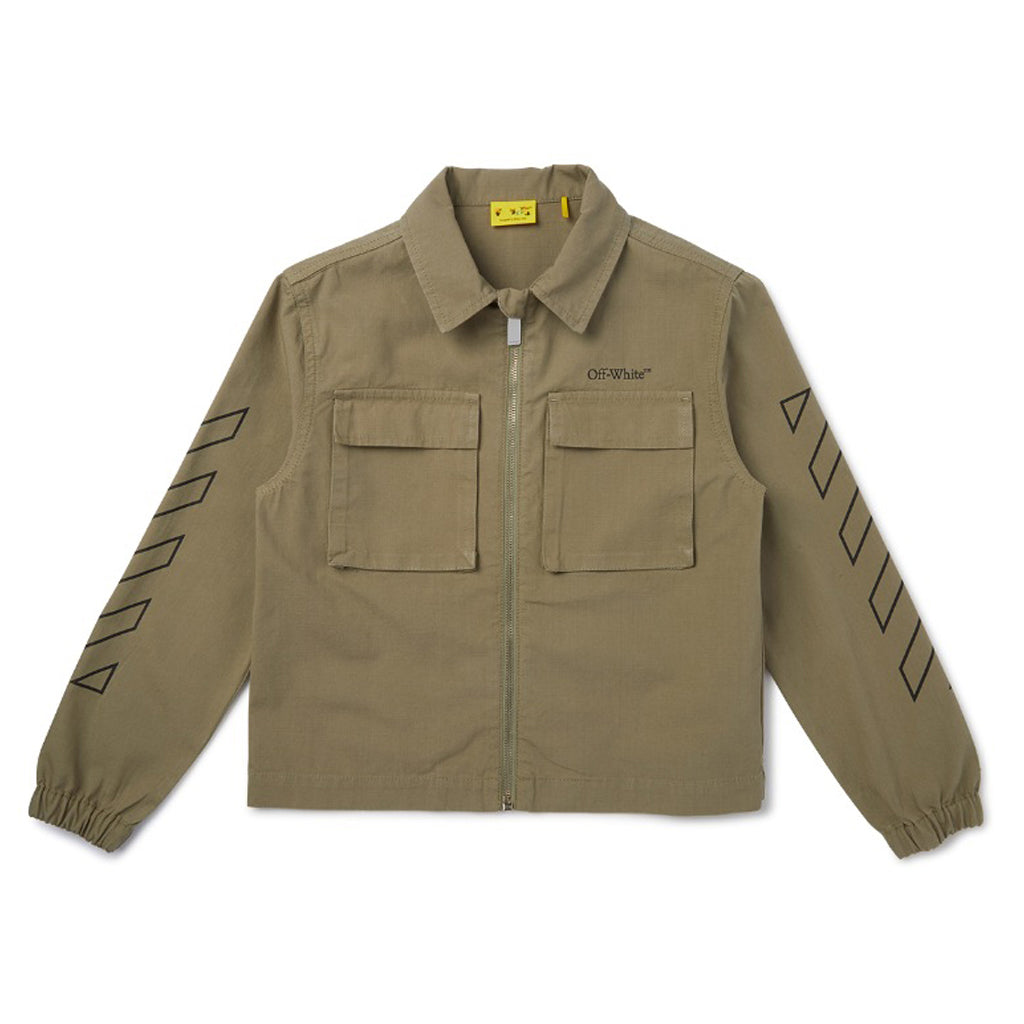 Off-White Kids Bookish Diag Field Jacket