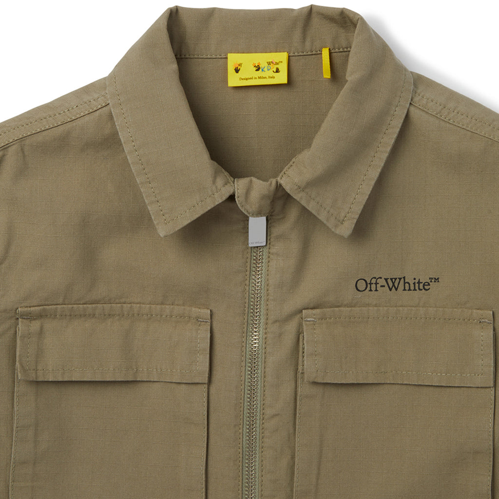 Off-White Kids Bookish Diag Field Jacket