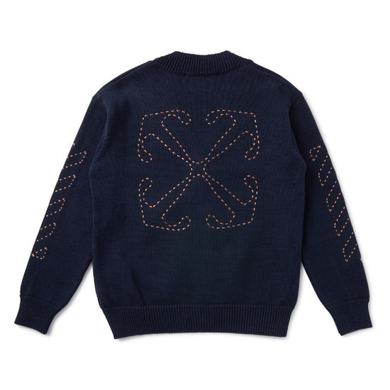 Load image into Gallery viewer, Off-White Kids Arrow Stitched Cardigan
