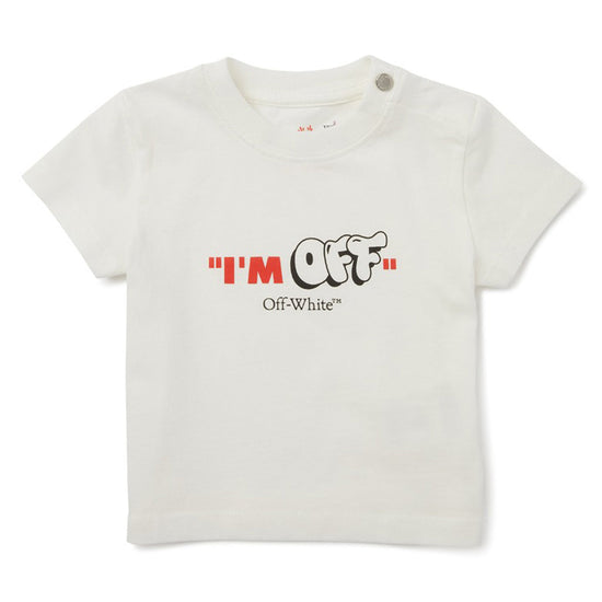 Off-White Kids Logo Quote Tee