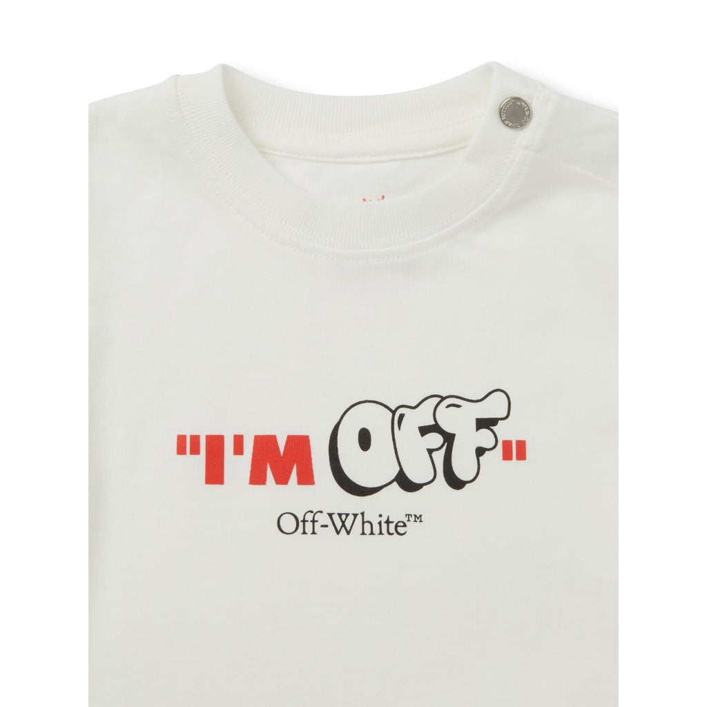 Off-White Kids Logo Quote Tee