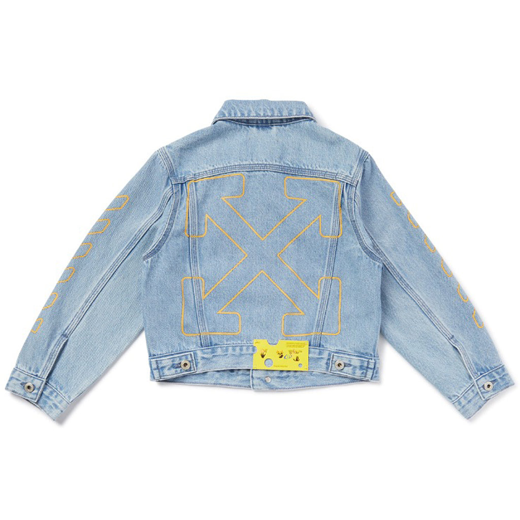 Off-White Kids Bookish Diag Denim Jacket