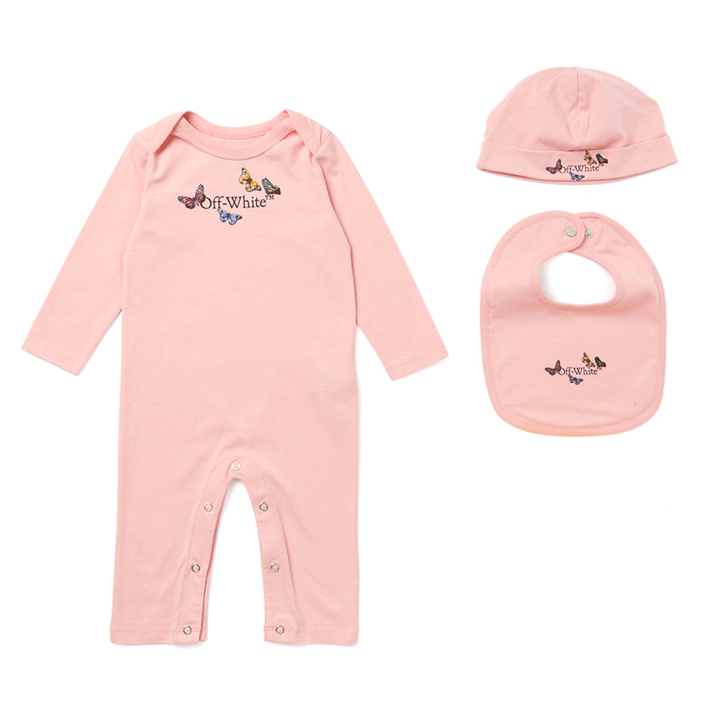 Off-White Kids Bookish Butterfly 3-Pack Baby