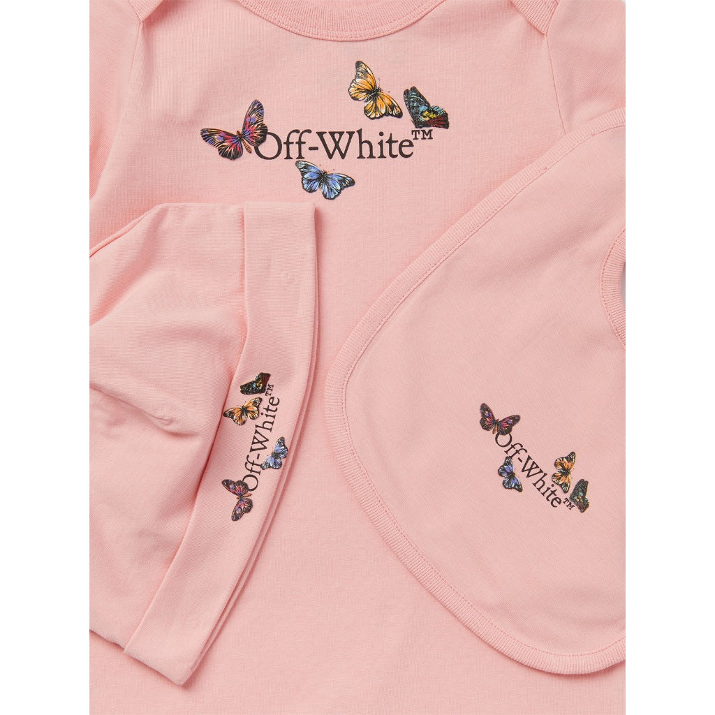 Off-White Kids Bookish Butterfly 3-Pack Baby