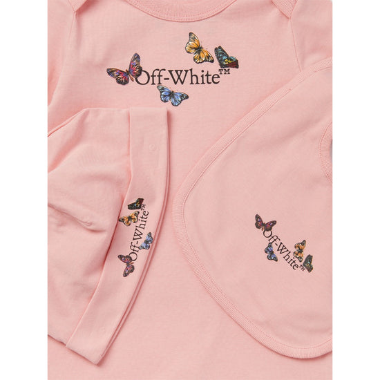 Off-White Kids Bookish Butterfly 3-Pack Baby
