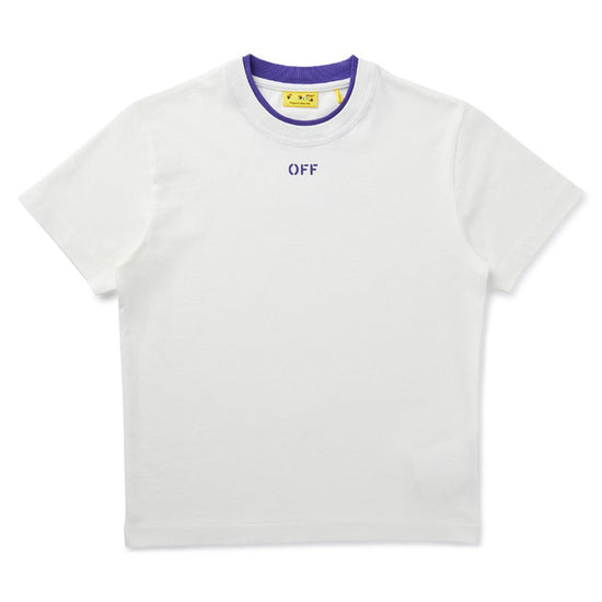 Off-White Kids OFF Stamp Clear Tee